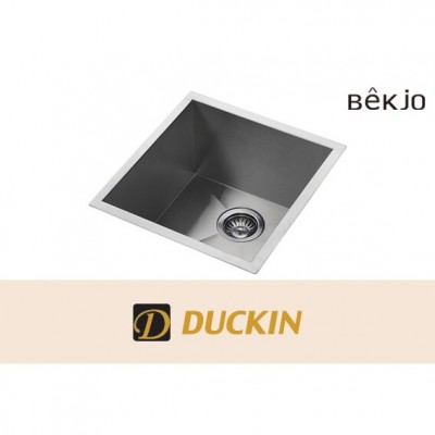 백조씽크 SQSR380 1.2T 백조 사각 싱크볼 SQS380 배수구 포함