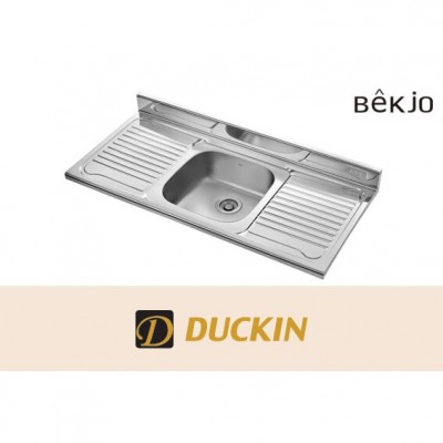 백조씽크 SSC1200 싱글 레이온 싱크볼 배수구 포함 1200SSC
