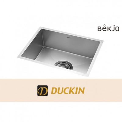 백조씽크 SQSR630 1.2T 백조 사각 싱크볼 SQS630 배수구 포함가