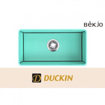 백조씽크 VGD860-18M LINE 에나멜860 민트 라인 싱크볼 악세사리+배수구 포함