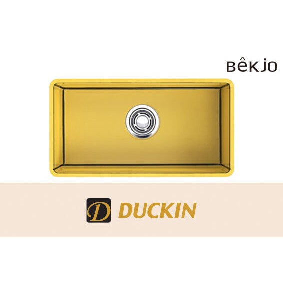 백조씽크 VGD860-18Y LINE 에나멜860 옐로우 라인 싱크볼 악세사리+배수구 포함