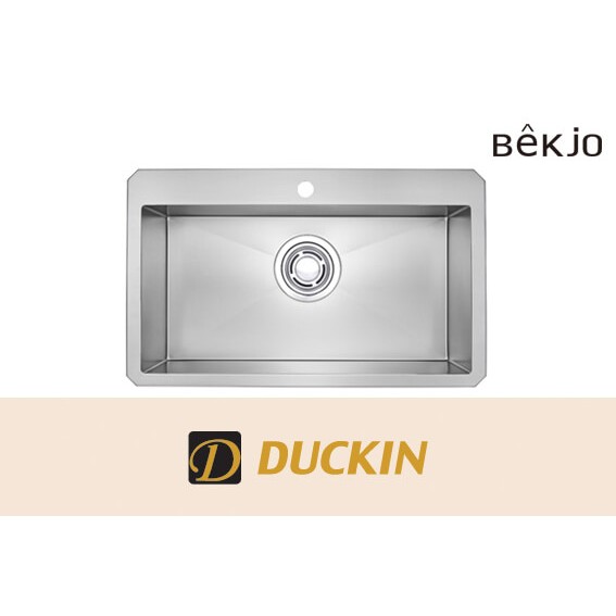 백조씽크 깜뽀르테8535 리폼 사각 싱크볼 세트 악세사리+배수구 포함