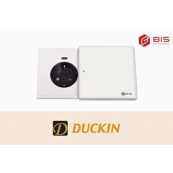 비아이에스(BIS) BIS-101 매립형 1구 오브제 슬라이드 콘센트