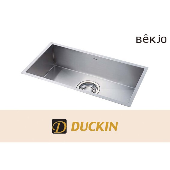 백조씽크 CESQSR8312 백조 엠보 코팅 사각 싱크볼 악세사리+배수구 포함